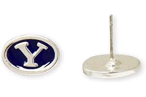 Post Earrings by Fan Frenzy Gifts | University Logo Earrings for Women & Men with Stainless Steel Posts | Officially Licensed Sports Fan Merchandise