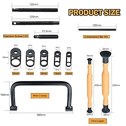 Prokomon 12Pcs Valve Spring Compressor with Valve