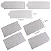 Wedding Cake Stencil Template, Benbo 7Pcs Cake Decorating Embossing Plastic Spray Floral Cake Cookie Fondant Side Baking Mesh Stencil Wedding Decor Tool