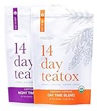 14 Day and Night Detox Tea - Teatox (28 Tea Bags) - Organic All Natural Antioxidant Weight Loss Tea
