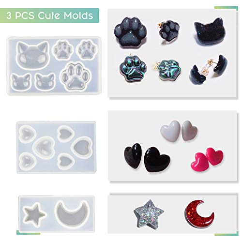 4 Silicone+LETS+RESIN+Cabochons+Jewelry