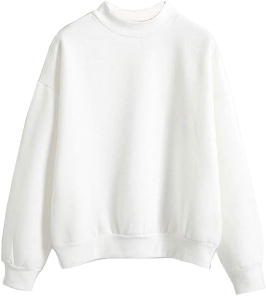 Women Sweater Casual Clothing Sweatshirt Teens Girls Pullover Candy Coat Outwear Tops