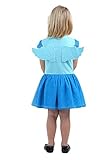 My Little Pony Little Girls' Rainbow Dash Tulle Costume Dress, Light Blue/Dark Turquoise, Large/6X
