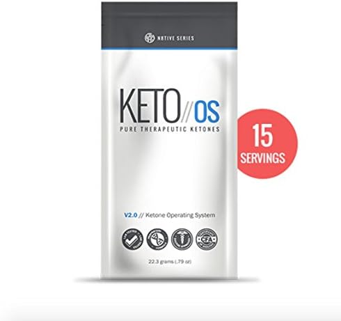 KETO OS by Pruvit. (15 Pack) Caffeine Free KETO//OS Pure Therapeutic Ketones; First Weight Loss Supplement Drink that Puts You Into Ketosis in Less Than 1 Hr. 6 FREE Ketone Strips w/Every Purchase!