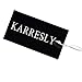 KARRESLY Women's Nylon Travel Foldable Shoulder Bags Hobo Beach Bag Tote Handbag(Black M)