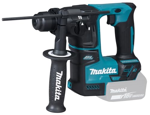 Makita DHR171Z Li-ion LXT Brushless Rotary Hammer, 18 V, Blue, 17 mm