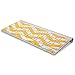 Kuzy Compatible with MacBook Keyboard Cover for Older Version MacBook Pro 13 15 17 inch and MacBook Air 13 inch, iMac Wireless Keyboard, Silicone Skin Key Board Protector, Chevron Yellow