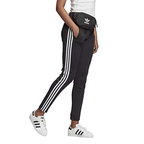 adidas Originals Women's Superstar Track Pants, Black/White, 2XS