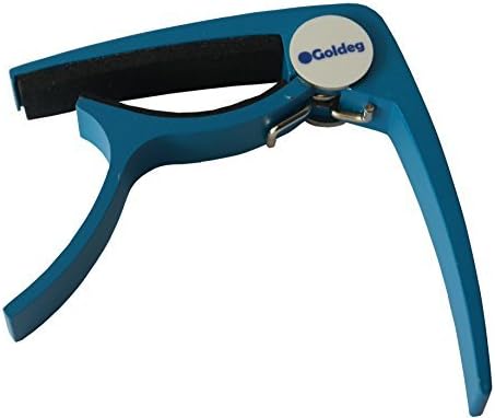 Blue Electric Acoustic Guitar Capo Guitar Metal Clamp Capo Strong Rust Resistance Shinning Appearance Lightweight