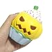bC BimeTALliC CAble Halloween Head Pumpkin Ice Squeeze Slow Rising Cream Scented Stress Reliever Toy, One Size, Yellow primary