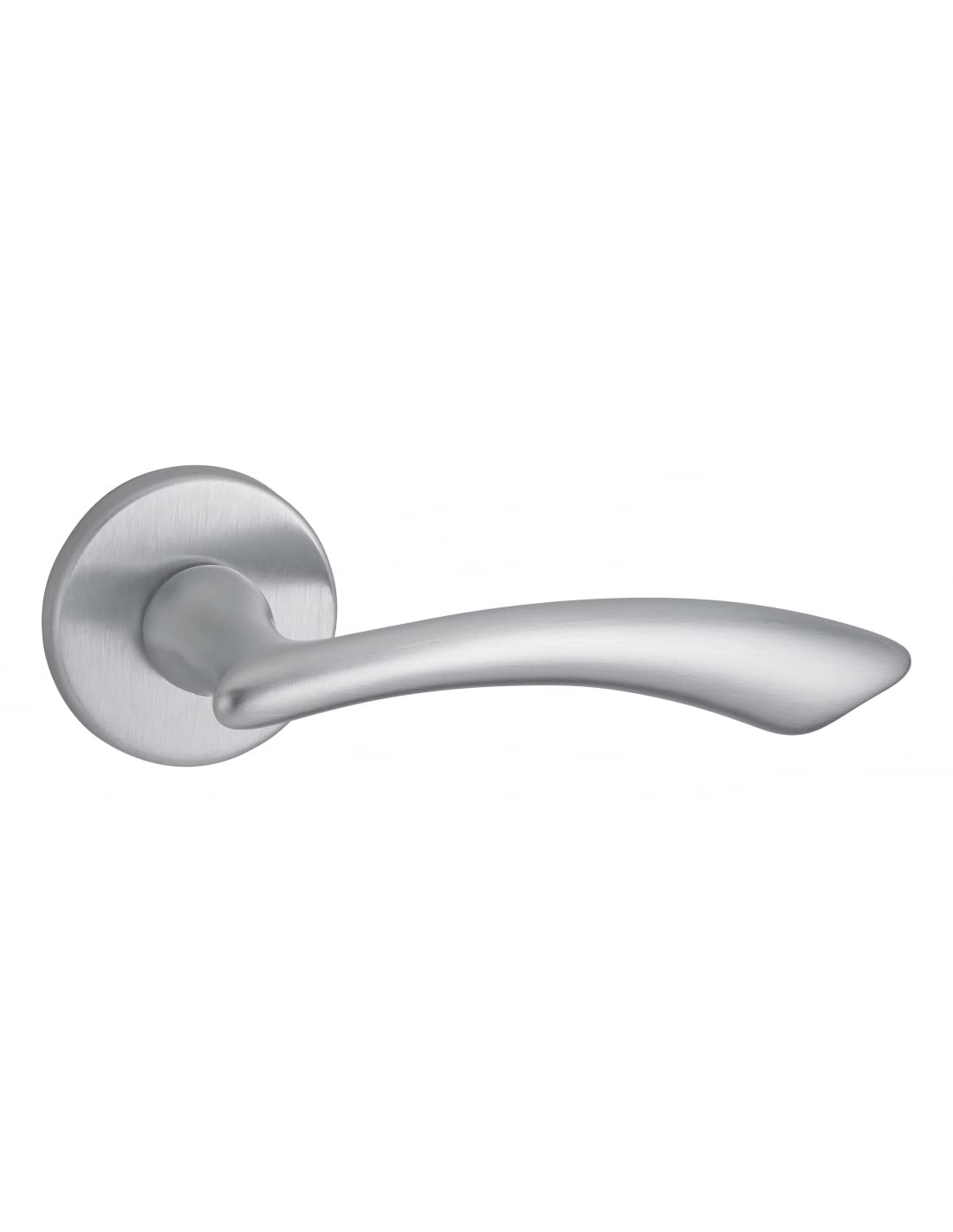 Thirard 00066763 - Handle on Maxima Rosette Satin Chrome - Elegant Design - Finish: Satin Chrome - Accessories/Equipment - Door Equipment