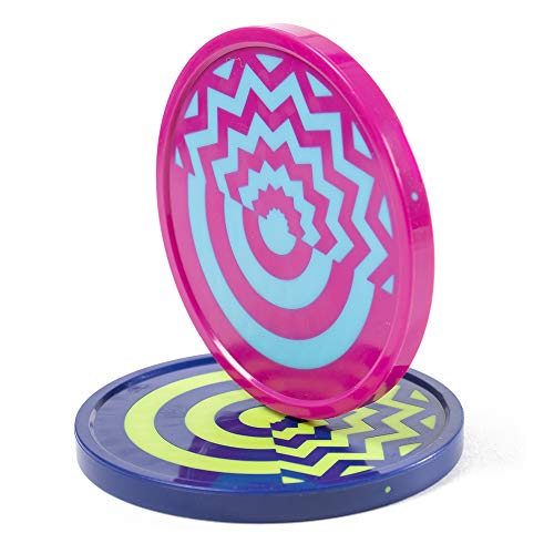 Deluxe Vivid Color Full Size Air Hockey Replacement Pucks - Set of 6!