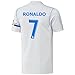 Fan Kitbag Christiano Ronaldo #7 Youth Soccer Jersey & Shorts Kids Premium Gift + Ronaldo 7 Soccer Ball size 5 (Youth Large 10-13 years, Home Short Sleeve)