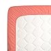 Carousel Designs Solid Coral Crib Sheet