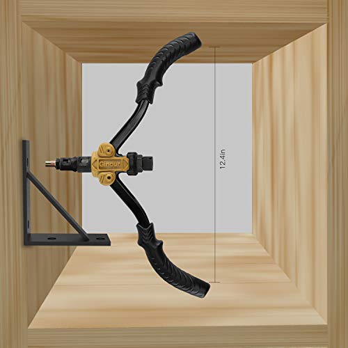 Ginour Professional Rivet Setter Kit,Hand Rivet Nut Tool with 7 Metric & SAE Mandrels and 70pcs Rivet Nuts, U-handle and Labor-Saving Design