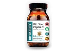 DR WAKDE'S Dill Seed Capsules (Anethum graveolans, 60 Veg Caps, Plant-Based Supplement, Ayurvedic Herb, All Natural, Vegan)