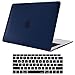 ProCase for MacBook Air 13 Inch 2020 2019 2018 A2337 M1 A2179 A1932, Hard Case Shell Cover with Keyboard Skin Cover -Darkblue