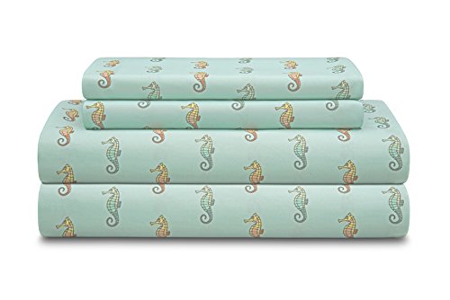 elite home products hotel coastal microfiber print 4 piece sheet se elite home products hotel coastal microfiber print 4 piece sheet se