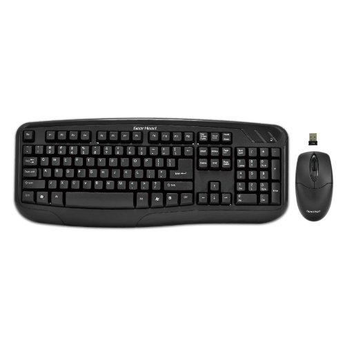 Gear Head 2.4 GHz Wireless Desktop and Optical Mouse (KB5150W)