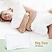 MARNUR Shredded Memory Foam Pillow Adjustable Soft Ergonomic Pillow Queen for Neck Pain with Washable Cover for Back Sleepers Side Sleepers and Stomach Sleepers (20×30 in)