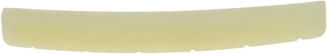 KAISH Curved 43mm Unbleached Pure Bone Nut Guitar Slotted Bone Nut for Strat/Tele 43x3.2mm - Image 4
