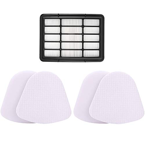isinlive Filter Kit Compatible Shark Navigator Lift-Away NV350 NV351 NV352 NV356 NV357 NV370 UV440, Replacement Part # Xff350 & # Xhf350, 2 Foam & Felt Filter Kits with 1 Hepa Filter