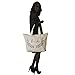 ELEGANTPARK Bride Bag for Wedding Bridal Shower Gifts Engagement Wedding Gifts for Bride Zipper and Pocket Canvas Tote Shoulder Bags