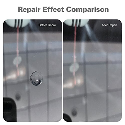 FLY5D DIY Car Windscreen Windshield Glass Repair Kit Tool for Chip Crack (B)