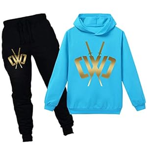N/F Chad Wild Clay Jongens Game Hooded Meisjes Trui en Broek Set CWC Kids Sportkleding Tops