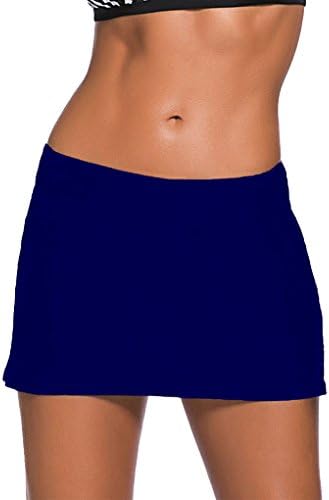 PARICI Women's Beach Swim Skirt Swimsuit Bottoms Tankini Boardshorts 6 Colors
