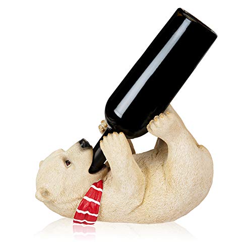 True Cheery Cub Polyresin Wine Bottle Holder