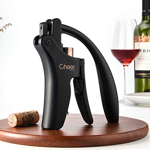 CHEER MODA Screwpull Levers Professional Compact Vertical Corkscrew