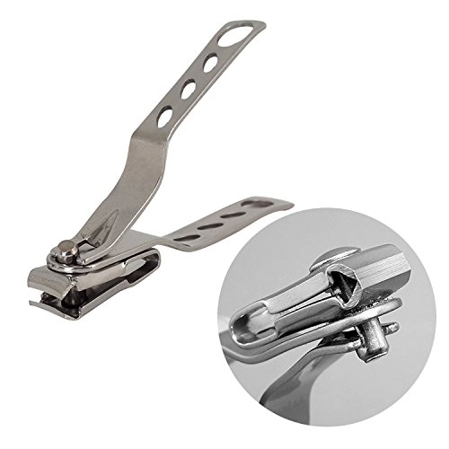 2Pcs Large Size Nail Clippers Nail Clippers Set Thick Finger Toe Nail Cutter Trimming Tool Stainless Steel Nail Art Manicure Pedicure Grooming Tool