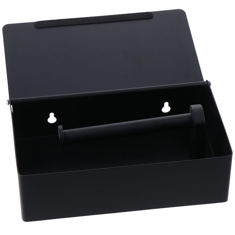 Upluckey Stainless Steel Toilet Paper Holder with Shelf and Storage Flushable Wipes Dispenser Toilet Roll Storage