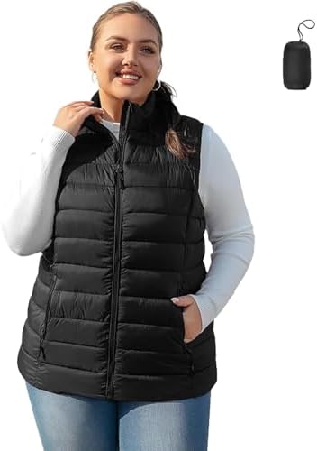 DGHM-JLMY Men V-Neck Lightweight Down Jacket Vest Sleeveless