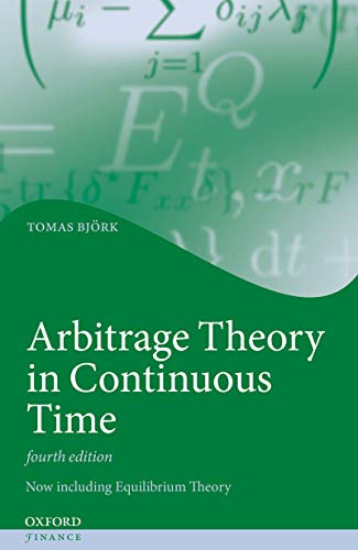 Bjork Arbitrage Theory in Continuous Time Second Edition Pdf