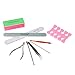 Nail Polish Remover Anself Nail Polish Gel Remover Tools Kit Nail Brush Sanding Files Clips Pusher Tweezers Nail Buffer