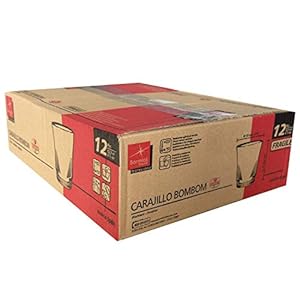Bormioli Rocco Vasos carajillo de vidrio, 12 Unidad (Paquete de 1)