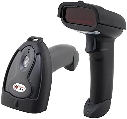 RADALL Bluetooth Wireless Barcode Scanner Laser 1D Bar Code Reader Support Windows, Android, iOS, Mac OS and Works with iPad, iPhone, Android Phones, Tablets or Computers RD-300