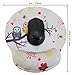 iColor Mouse Pad with Wrist Rest Nonslip Ergonomic Memory Foam Pain Relief Mousepad Desk Mat (9
