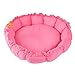 Yosoo Multifunction 2 in 1 Pet Bed Cotton Soft Washable Pet Kennel Nest Puppy Warm Dogs Cat Bed Cute Sleeping Bag House Cushion Mat (Pink)