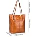 S-ZONE Vintage Genuine Leather Tote Shoulder Bag Handbag Big Large Capacity 2.0