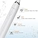 Mornwell D01 Rechargeable Electric Toothbrush, 4 Modes Power Sonic Vibrating Toothbrush with 4 Replacement Heads, Wireless Inductive Charging, IPX7 Waterproof, White