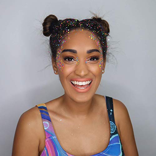 Chunky Cosmetic Glitter ✮ Festival Rave Beauty Makeup Face Body Nail ✮ (Chunky Rainbow)