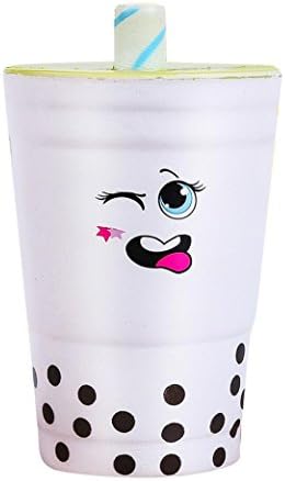 Wakeu Jumbo Milk Cup Squishy Slow Rising Cream Scented Stress Charm Relief Toy (White 02)