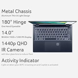 Acer Swift 14 AI Copilot+ PC | 14" WUXGA 16:10