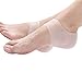 BeautyMood 2 Pairs Plantar Fasciitis Silicone Gel Sleeve Breathable Protective Heel Air Support ，Reduce Pressure on Heel, Relief Heel Pain and Cracked Heel