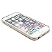 iPhone 6 Case, iPhone 6s Case, JAHOLAN TPU Silicone Gel Soft Bumper Clear Case Cover for iPhone 6 6S (Henna Series Black Beautiful Butterfly Girl)