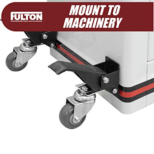 Workbench Caster kit 4 Heavy Duty Retractable Casters with Urethane