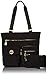 Baggallini Tulum Travel Tote Bag, Black, One Size